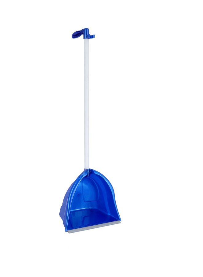 Royalford Durable Small Dustpan and Brush Set Blue/White - Image 1