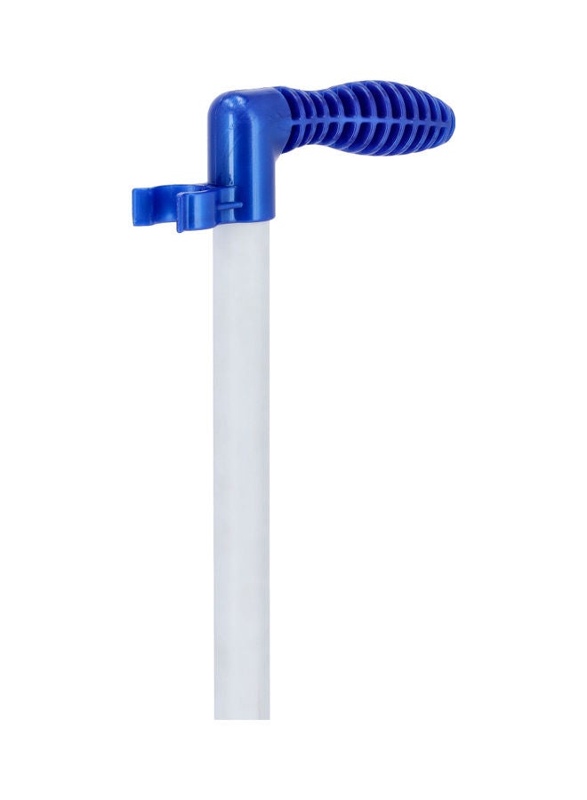 Royalford Durable Small Dustpan and Brush Set Blue/White - Image 2