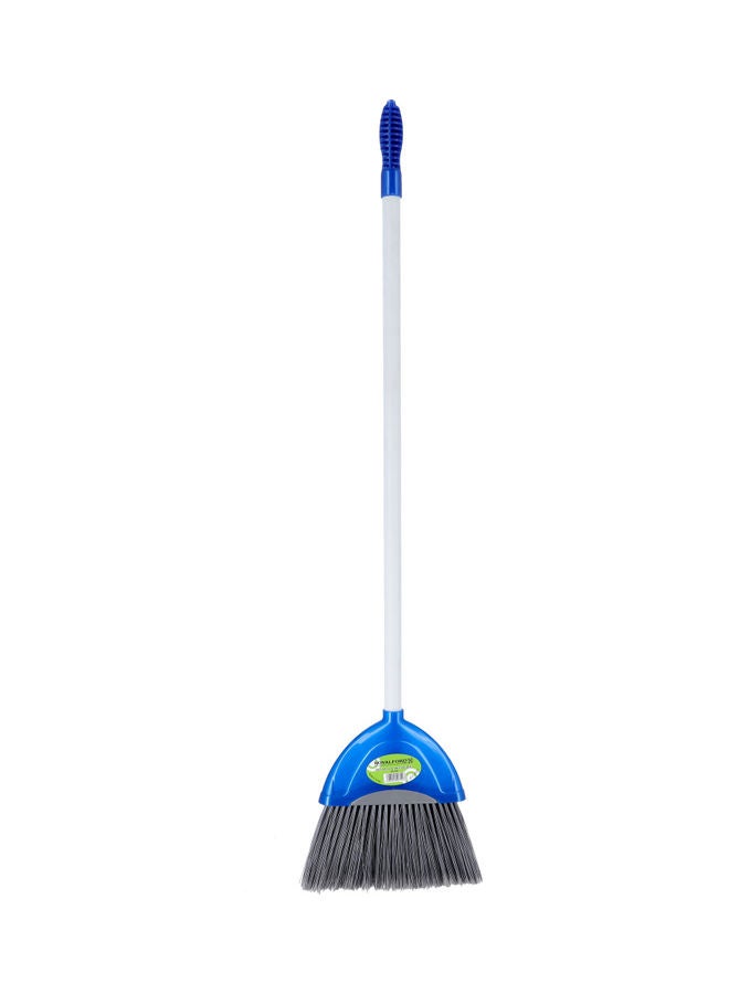 Royalford Durable Small Dustpan and Brush Set Blue/White - Image 3