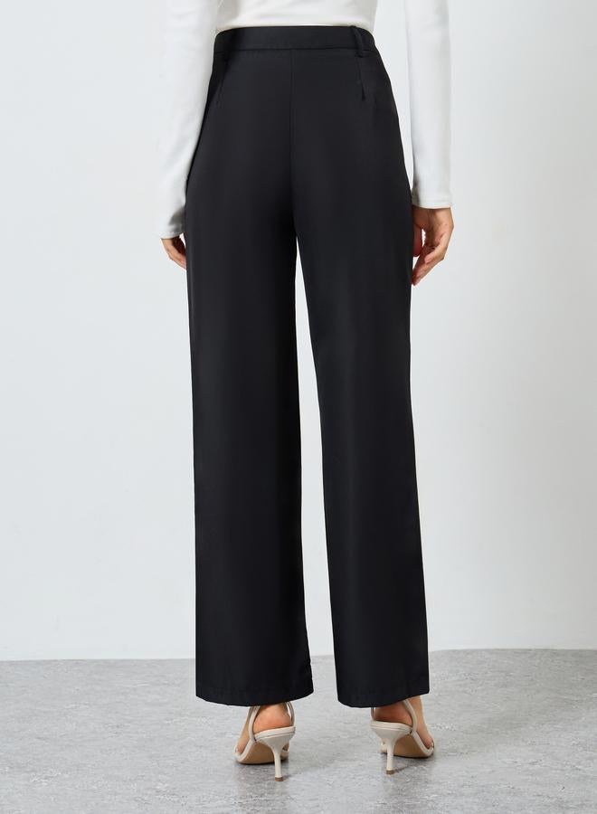 ستايلي بنطال بأرجل واسعة وجيوب - Image 4