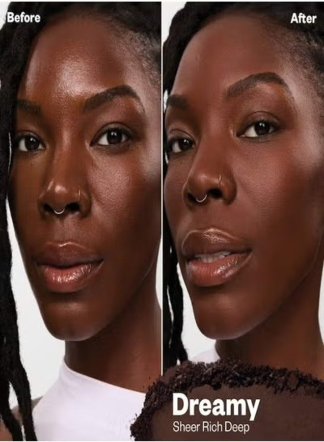 كوساس بودرة تثبيت وتنعيم نباتية خالية من التلك من كوساس كلاود سيت، دريمي - شفاف غني عميق 9.5 جم - خفيفة الوزن، لمسة نهائية شفافة - Image 2