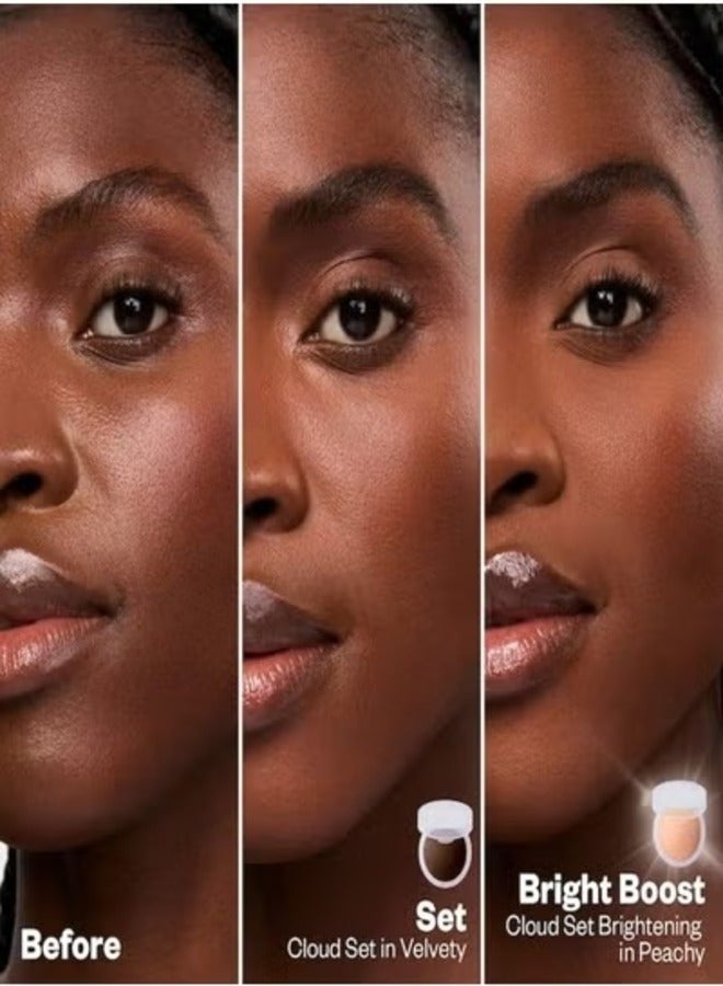 كوساس بودرة تثبيت وتنعيم نباتية خالية من التلك من كوساس كلاود سيت، دريمي - شفاف غني عميق 9.5 جم - خفيفة الوزن، لمسة نهائية شفافة - Image 5