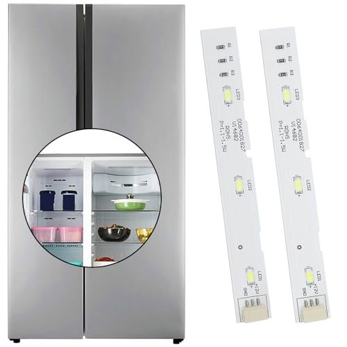 OTOTEC 2pcs Refrigerator LED Strip 0064001827 Replacement Part Front-Door LED Light Bar Strip Lamp Compatible with Haier BCD-575WDBI Front-door - Image 3