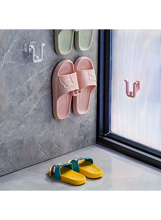 3 Pack Wall Mounted Shoe Hooks Space Saving Easy Install Plastic Hooks Durable Storage - Image 3