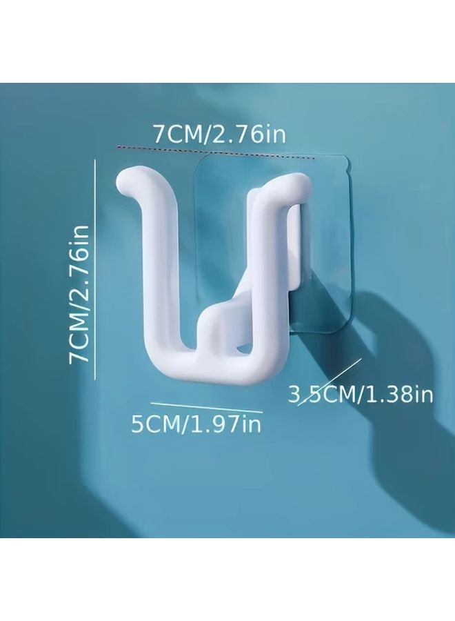 3 Pack Wall Mounted Shoe Hooks Space Saving Easy Install Plastic Hooks Durable Storage - Image 4