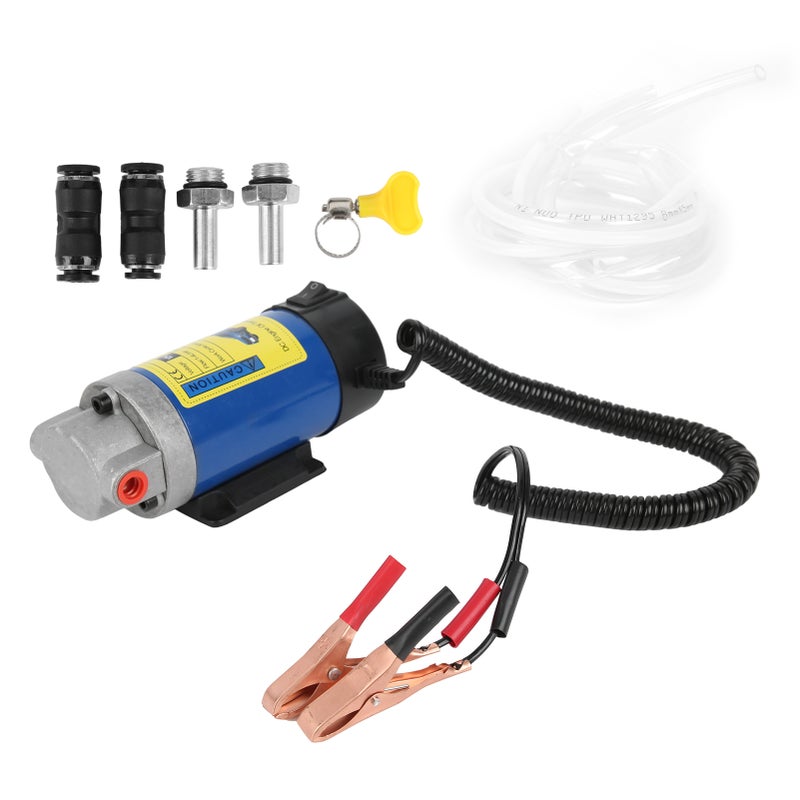 12V Oil Transfer Pump 1‑4L/MIN 100W Fluid Change Extractor for Car Motorcycle Boats - Image 2