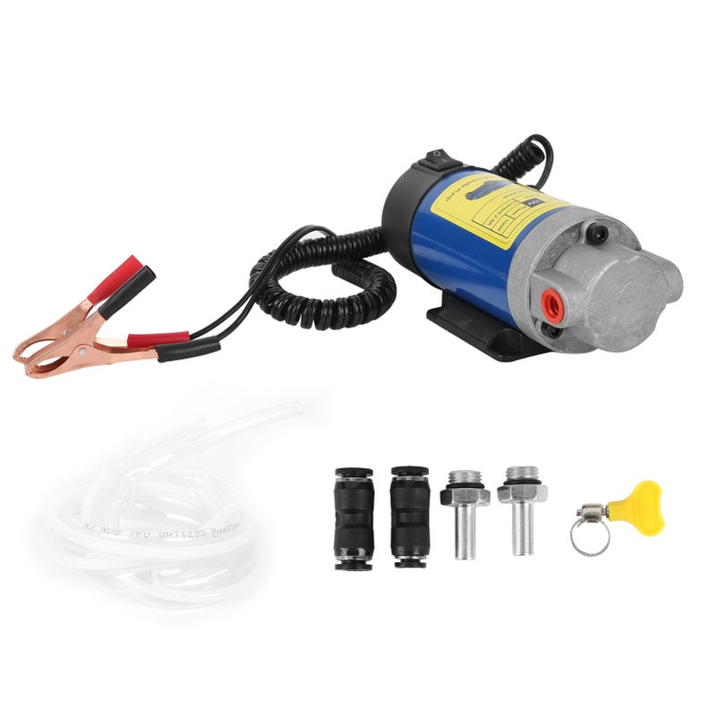 12V Oil Transfer Pump 1‑4L/MIN 100W Fluid Change Extractor for Car Motorcycle Boats - Image 4