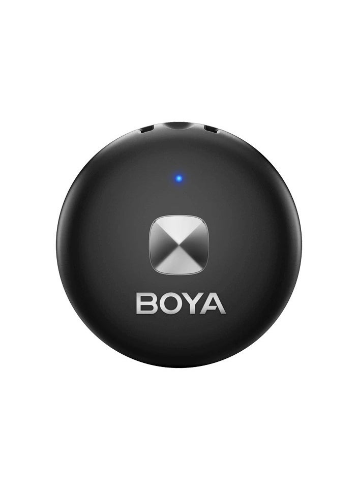 BOYA Omic-U Wireless Lavalier Microphone for Android Type C Phone Noise Cancellation, 48 kHz 24-bit, 5h Battery Life, 164ft, Charging Case USB-C Wireless Lapel Podcast Microphone Mic for Video Recording, Vlogging  - Image 3