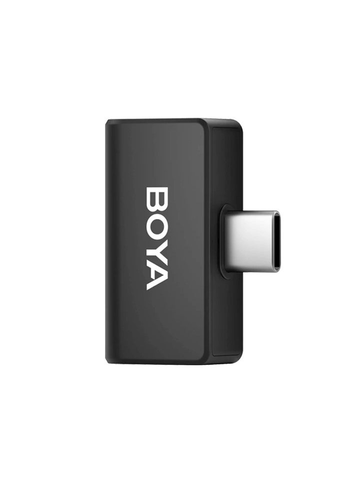 BOYA Omic-U Wireless Lavalier Microphone for Android Type C Phone Noise Cancellation, 48 kHz 24-bit, 5h Battery Life, 164ft, Charging Case USB-C Wireless Lapel Podcast Microphone Mic for Video Recording, Vlogging  - Image 5