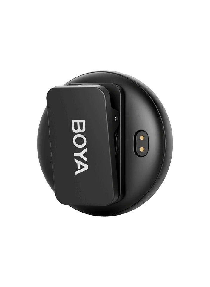 BOYA Omic-U Wireless Lavalier Microphone for Android Type C Phone Noise Cancellation, 48 kHz 24-bit, 5h Battery Life, 164ft, Charging Case USB-C Wireless Lapel Podcast Microphone Mic for Video Recording, Vlogging - Image 5
