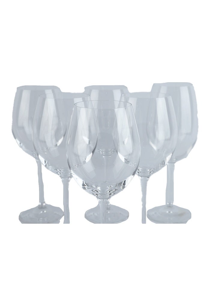RCR Luxury Italian Crystal Juice Glass Set – 6 Pieces - Image 2