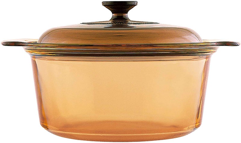 Visions Visions 5L Round Dutch Oven With Glass LidCover