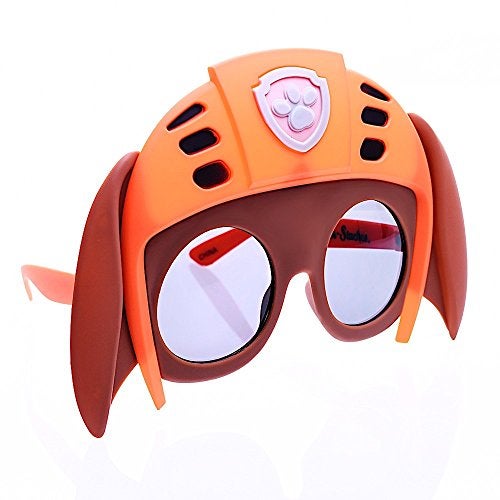 Sun-Staches Paw Patrol Official Zuma Sunglasses Costume Accessory, UV400 Lenses, Chocolate Lab Brown Mask, One Size Fits Most - Image 1