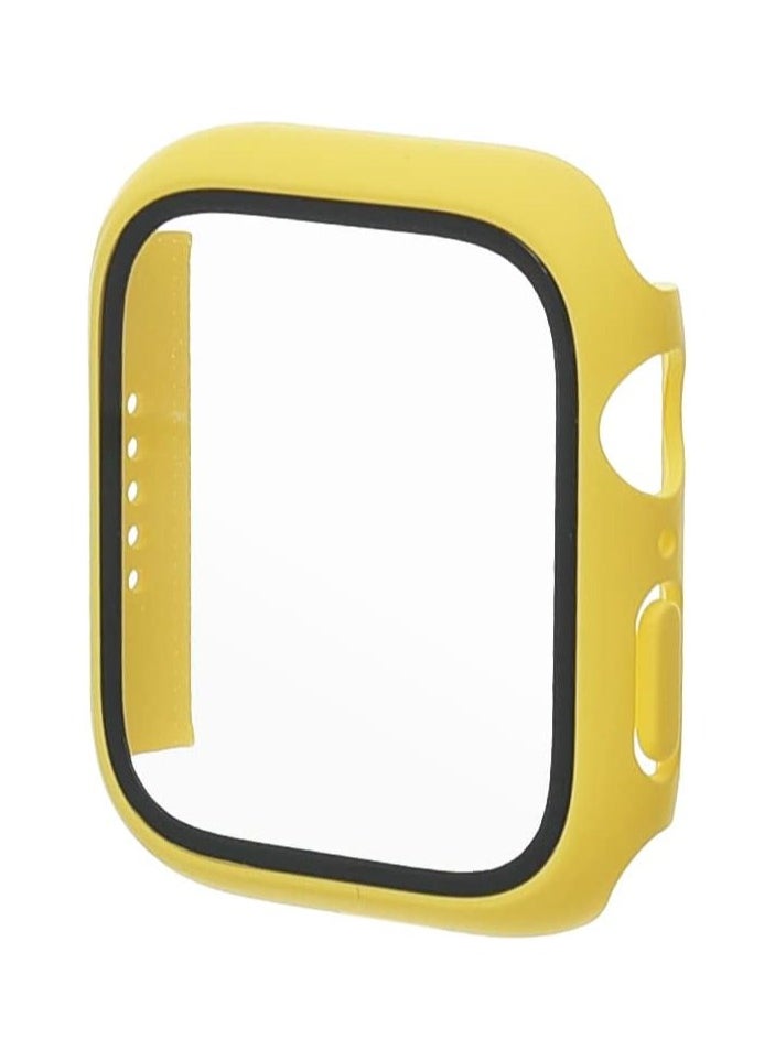 Generic - Classic Smartwatch Tempered Glass Screen Protector Case For Apple Watch Series Se (40mm) - Yellow - Image 1