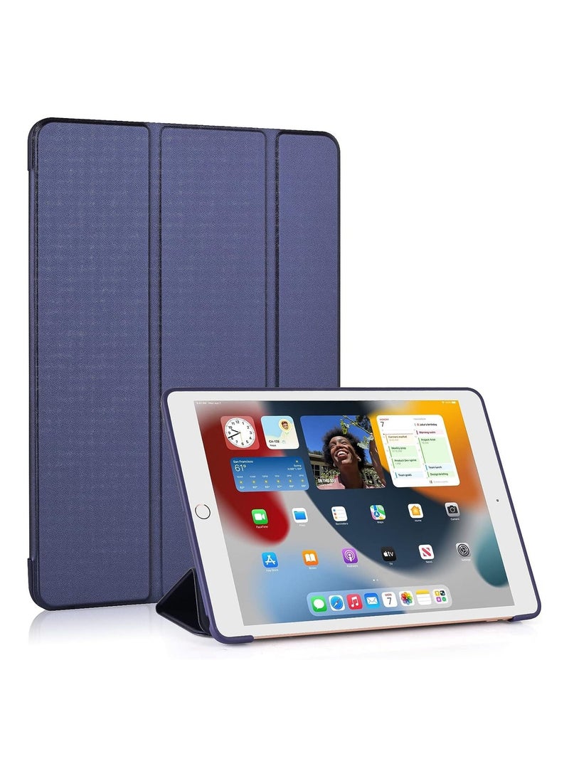 Smart Case with Pencil Holder Foldable Stand For iPad 10.5 Inch Generation 2021/2020 / 2019, Blue