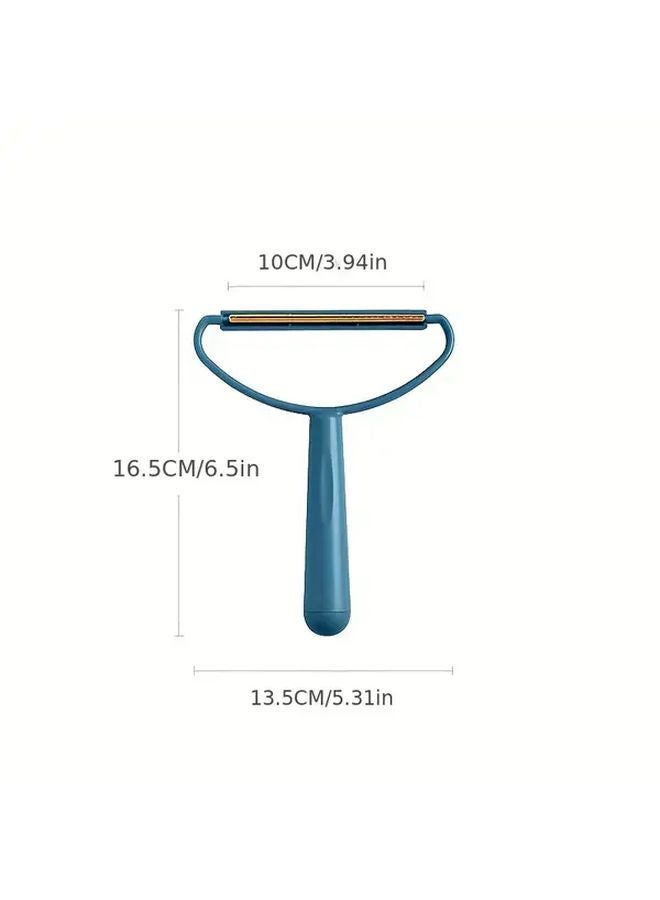 Blue Heavy Duty Pet Hair Remover Tool with Ergonomic Grip for Dogs Cats Small Animals - Image 5