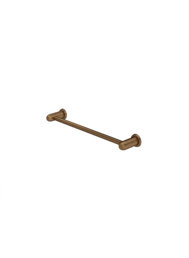 Perrin & Rowe 6440BZ Langbourn English Bronze 445mm Single Towel Rail, Brass Wall Mounted Bathroom Towel Holder - Image 1