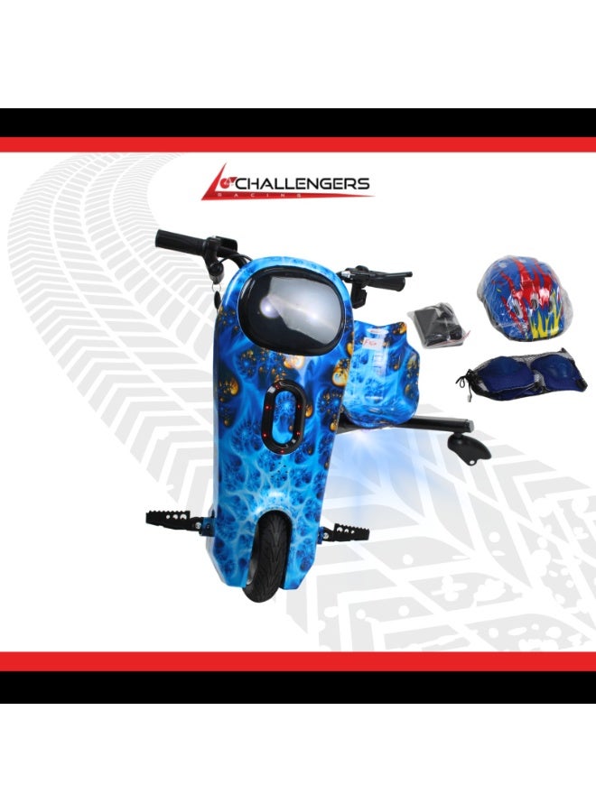 Challenger 36V big Drift Scooter with Helmet and Protective Gear - Image 1