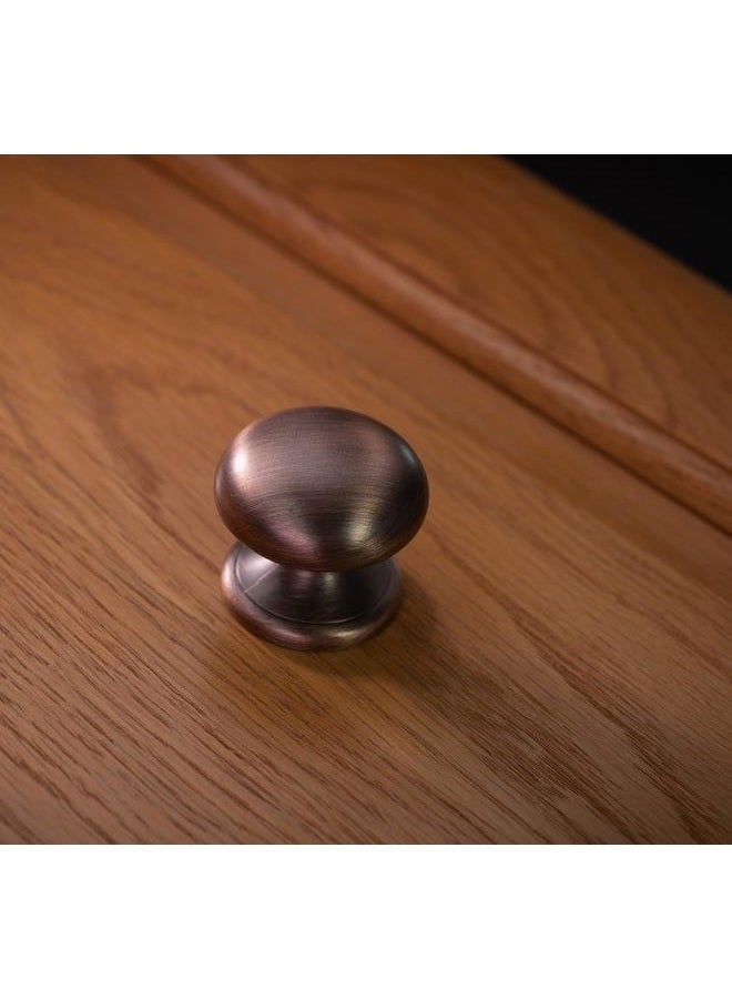 trust4care 4-Pack 1-1/2 Inch Oil Rubbed Bronze Bi-fold Closet Door Knobs with Wide Base,Antique Brushed Bronze Dresser Kitchen Cabinet Doorknobs, Furniture Drawer Pulls Handles - Image 5