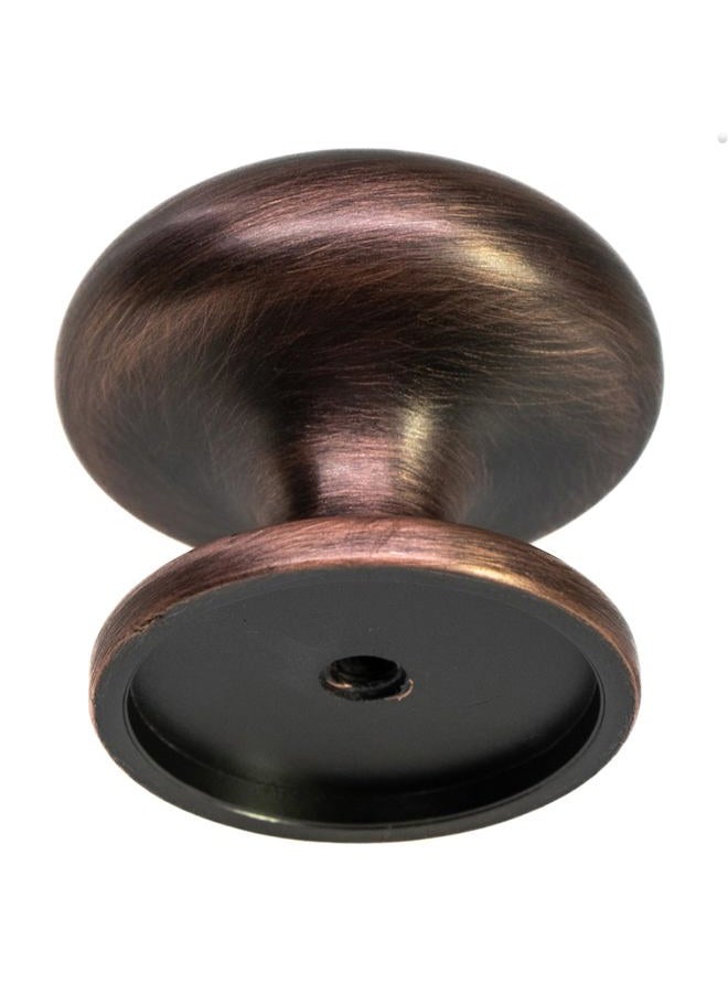 trust4care 4-Pack 1-1/2 Inch Oil Rubbed Bronze Bi-fold Closet Door Knobs with Wide Base,Antique Brushed Bronze Dresser Kitchen Cabinet Doorknobs, Furniture Drawer Pulls Handles - Image 2