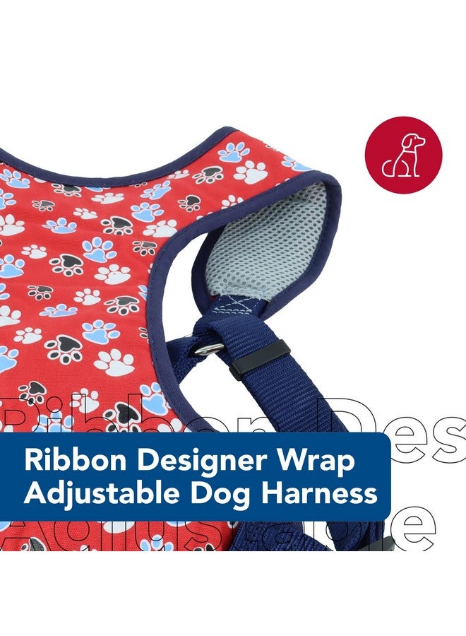 Coastal Pet Ribbon Designer Wrap Adjustable Dog Harness - Large & Small Dog Harness - Breathable Mesh Harness for Dogs Pet Supplies for Dogs - Yellow Buttercup, 3/4" x 22-28" - Image 2