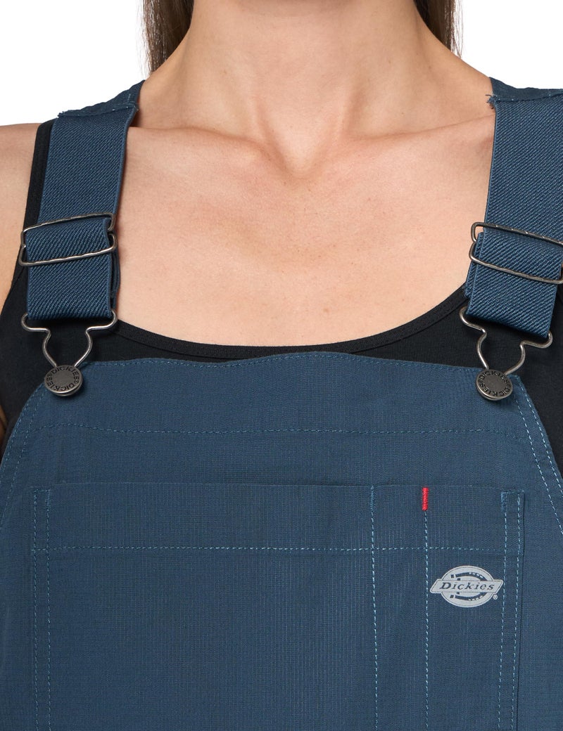 Dickies Women's Temp-iQÂ® Ripstop Bib Overalls, Blue, M - Image 2