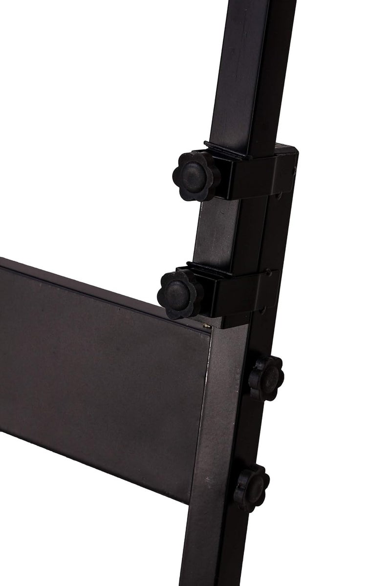 Arctic حامل لوحة مفاتيح Z لـ 61 أو 54 مفتاح، تصميم Z قابل للطي، قابل للتعديل في الارتفاع، خفيف الوزن - أسود - Image 4