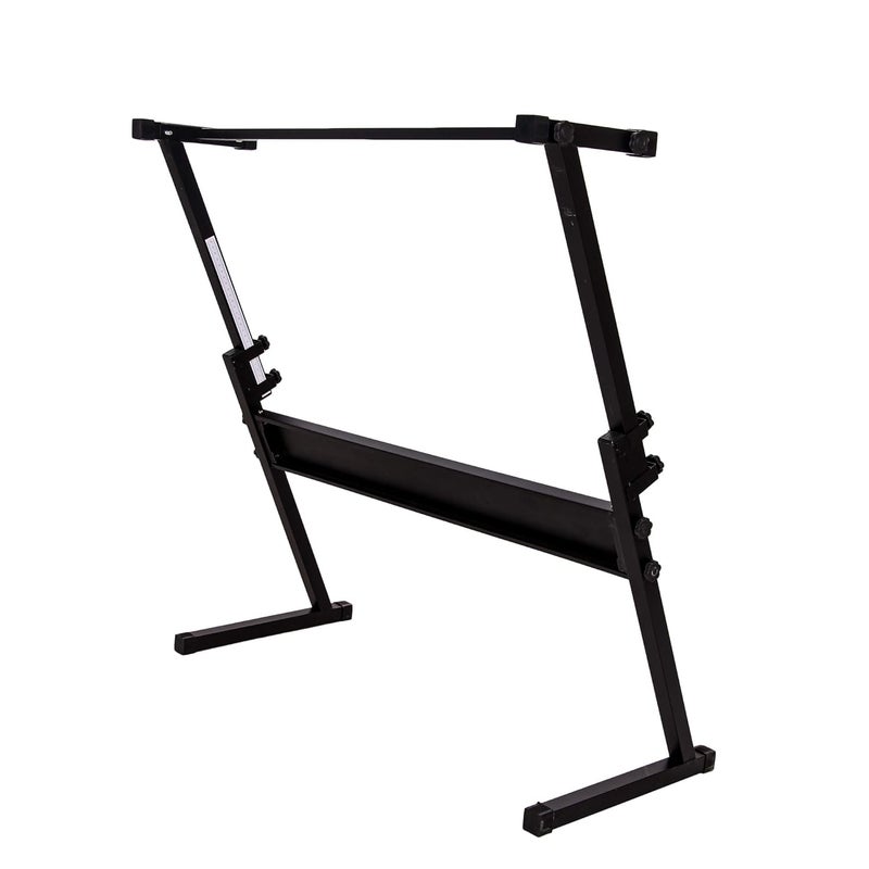 Arctic حامل لوحة مفاتيح Z لـ 61 أو 54 مفتاح، تصميم Z قابل للطي، قابل للتعديل في الارتفاع، خفيف الوزن - أسود - Image 2