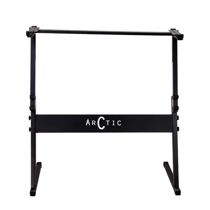 Arctic حامل لوحة مفاتيح Z لـ 61 أو 54 مفتاح، تصميم Z قابل للطي، قابل للتعديل في الارتفاع، خفيف الوزن - أسود - Image 3