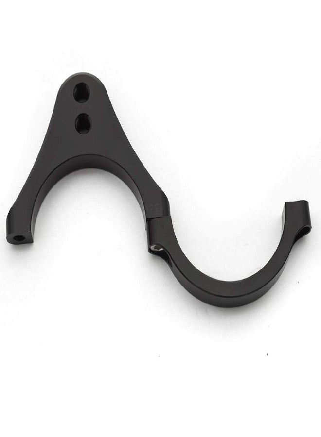 DEFUMP PROCNC 53mm Diameter Aluminum Universal Steering Damper Fork Frame Mounting Clamp Bracket Foot Fixer for Motorcycle Bike Modification (Black) - Image 3