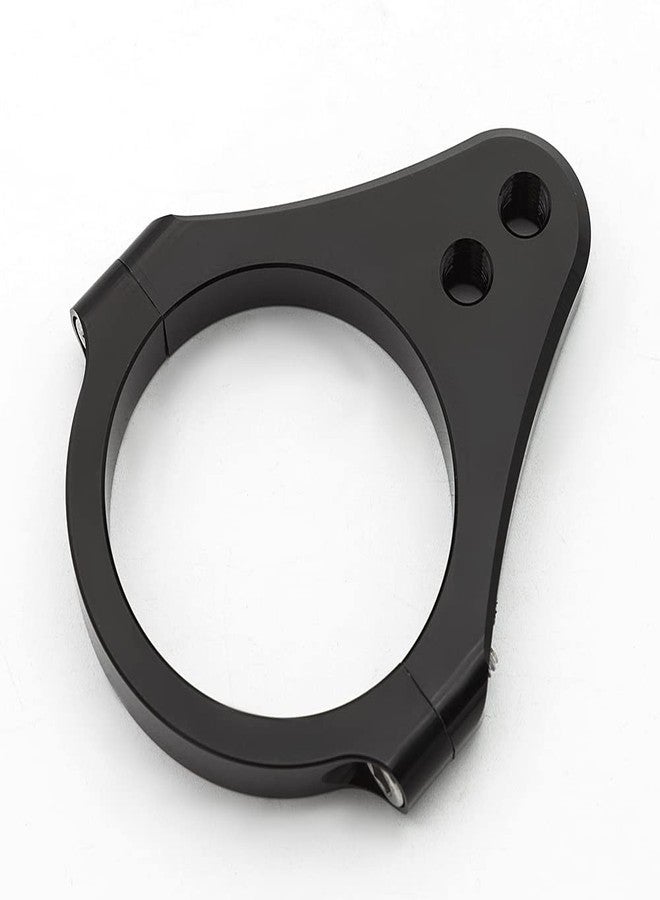 DEFUMP PROCNC 53mm Diameter Aluminum Universal Steering Damper Fork Frame Mounting Clamp Bracket Foot Fixer for Motorcycle Bike Modification (Black) - Image 4