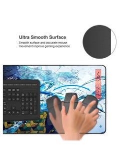 Generic Anime Sword Gaming Mouse Pad , Large Extended Keyboard and Mouse Mat for PC , Non Slip Desk Mat | 700× 300×3 mm,  - Image 3