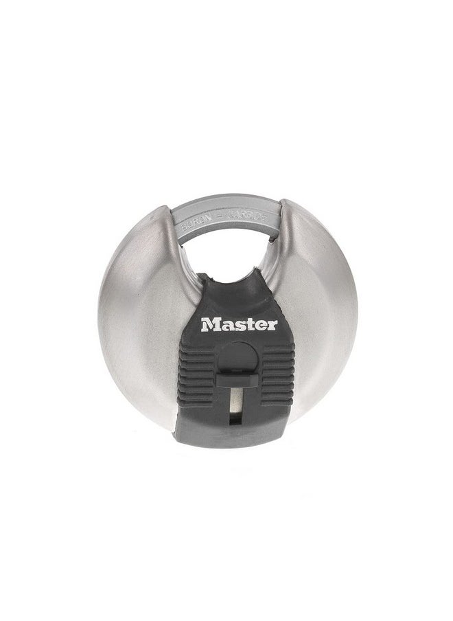 Master Lock Master Lock M40XKADCCSEN M40XKAD Discus Lock, Keyed Alike, Silver  - Image 1