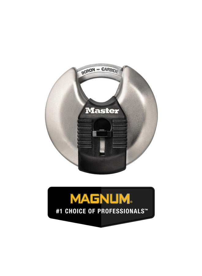 Master Lock Master Lock M40XKADCCSEN M40XKAD Discus Lock, Keyed Alike, Silver  - Image 2