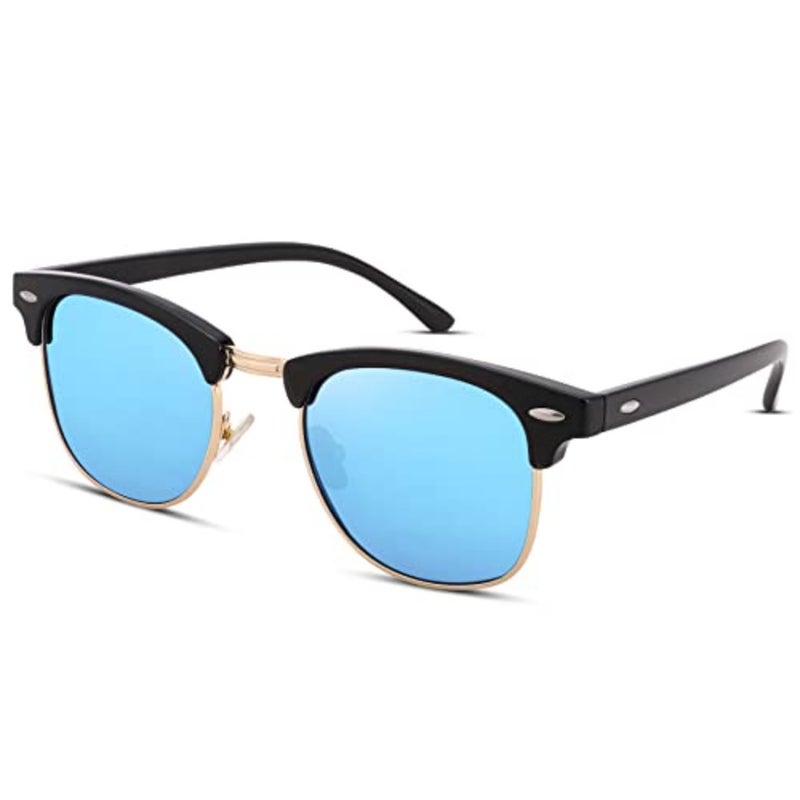 Pro Acme Semi-Rimless Polarized Sunglasses UV 400 Protection for Women Men - Image 1