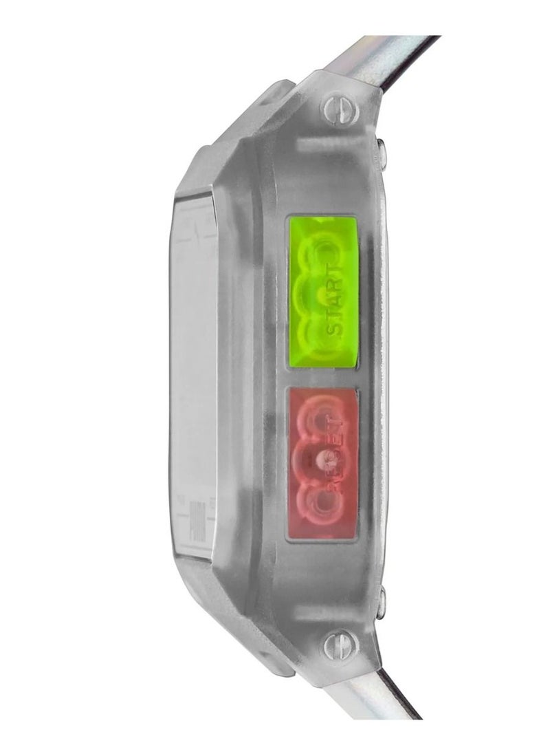 PUMA - Digital Mechanical Watch for Men with White Silicone Band - 5 ATM - PU P5037 - Image 1