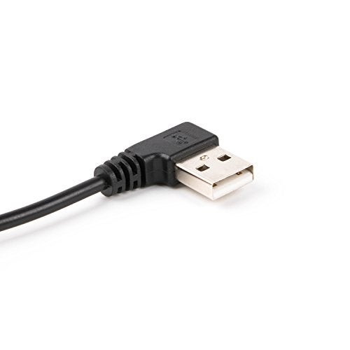 usangreen USB to Barrel Cable USB to 5.5mm/2.1mm Angled 5V DC Power Cable (Right Angled - Image 2