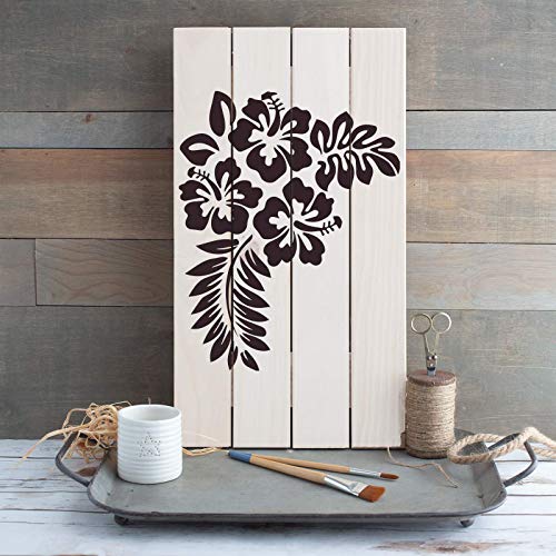 Stencil Revolution Hibiscus Flower Stencil Template - Reusable Stencil with Multiple - Image 3