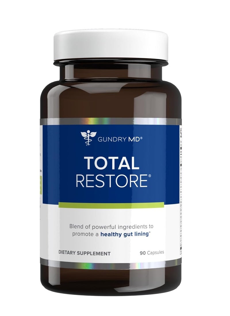 Gundry MD Total Restore Gut Lining Support Digestive Supplement 90 Capsules  - Image 1
