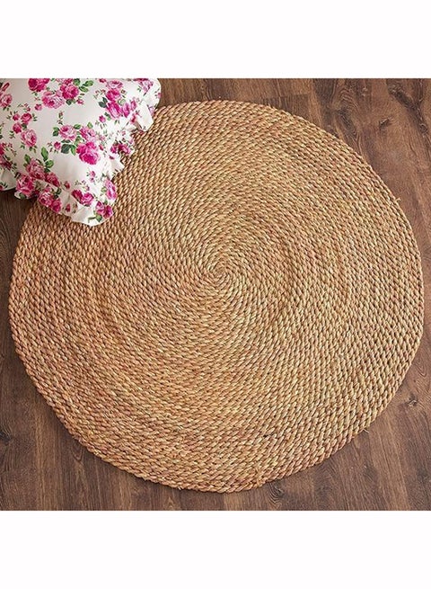 Handwoven Jute Rug - Versatile Style For Every Space - Reversible Design Ideal For Indoor And Outdoor Use - Perfect For Living Rooms,Entryways, And Hallways (Simple Jute Rug, 80X80Cm)