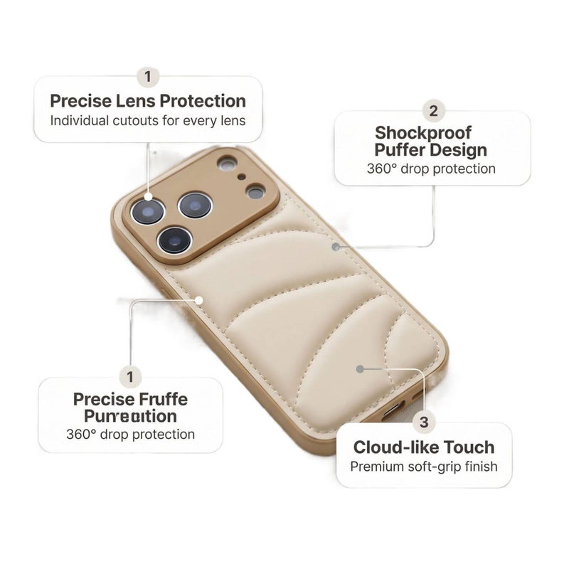 MS غطاء واقي بملمس جلد لـ iPhone 16 / 16 Plus / 16 Pro / 16 Pro Max مع نمط سترة أسفل وتصميم اثنين في واحد مع مقاوم للصدمات مع الحماية من السقوط باللون Silver باللون الفضي - Image 4