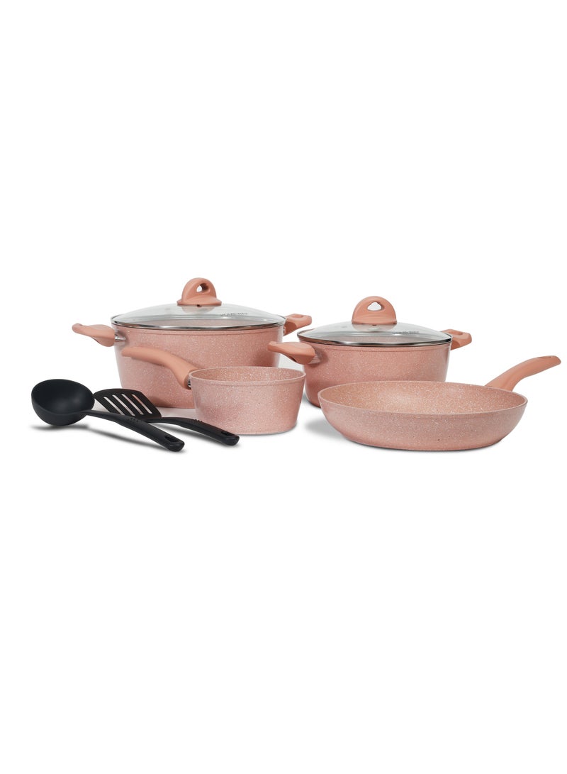 Homeway 8 PCS GRANITE COOKWRE SET-FORGED - Image 4
