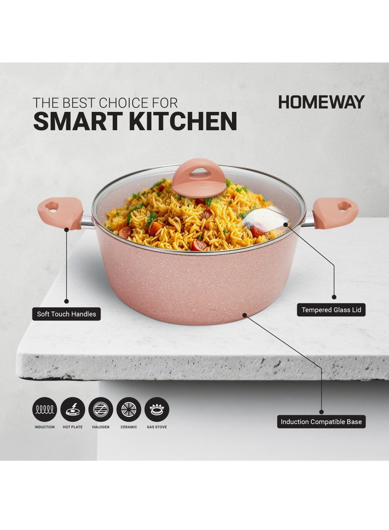 Homeway 8 PCS GRANITE COOKWRE SET-FORGED - Image 3