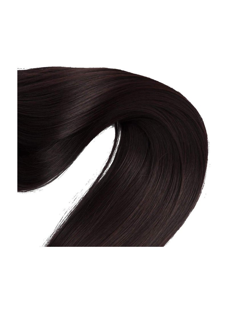 إستيل استل مخلب كليب في شعر ذيل حصان طويل مستقيم مستقيم للنساء (بني داكن) - Image 5