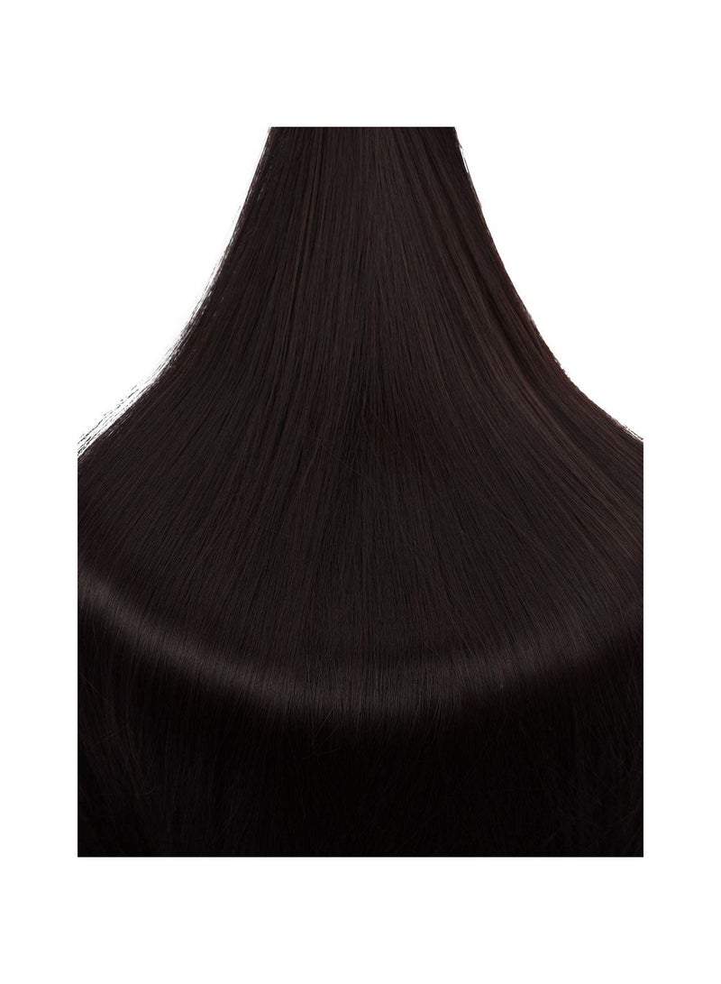 إستيل استل مخلب كليب في شعر ذيل حصان طويل مستقيم مستقيم للنساء (بني داكن) - Image 4