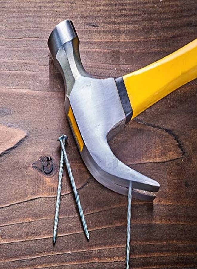 Benchmark 3 Pack of Claw Hammers (20 oz, 16 oz, 8 oz) with Sure-Grip Fiberglass Handles and Polished Steel Head - Image 5