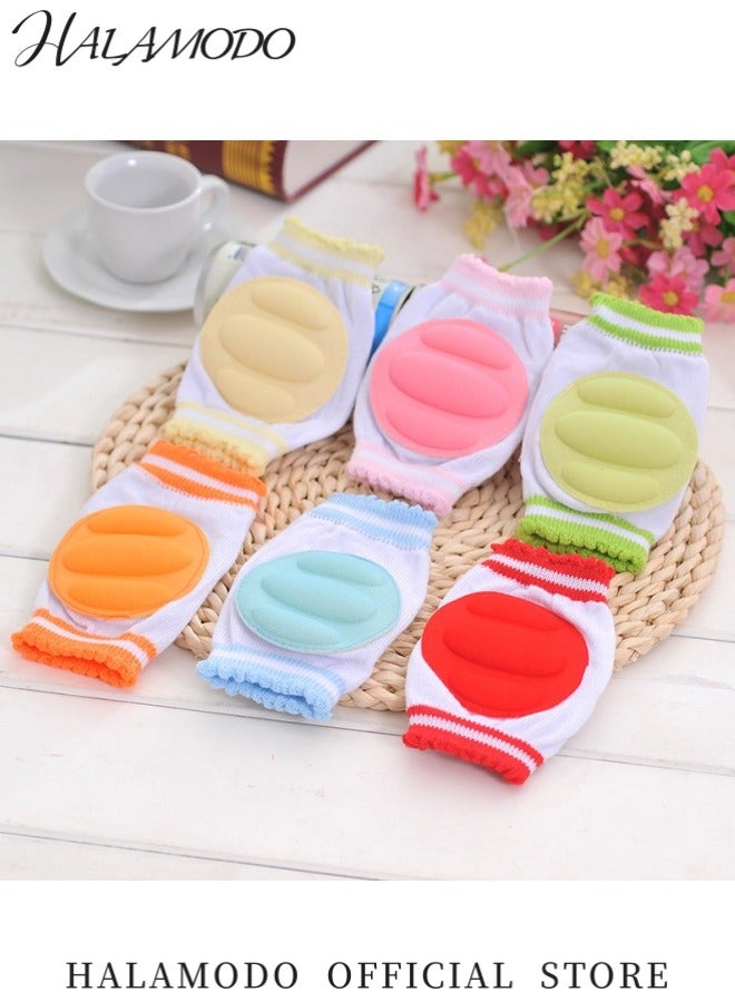 هالامودو واقي ركب للأطفال للأطفال حديثي الزحف حامي ركب مرن للأطفال من 6 إلى 24 شهراً تصميم مريح وقابل للتنفس يناسب جميع الفصول لحماية الركب - Image 2