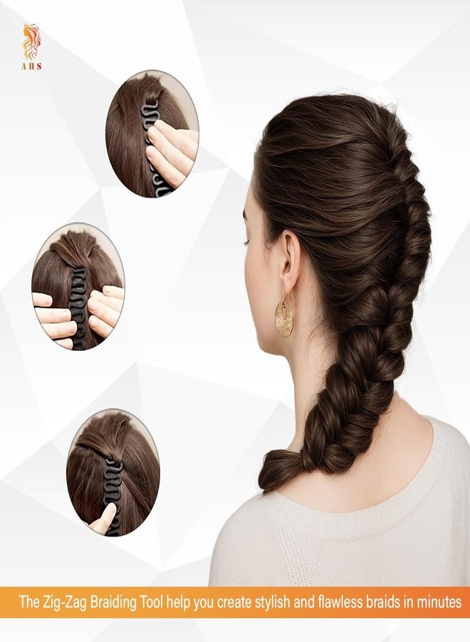 AHS Magic Twist Hair Braid & Bun Maker Tool - Styling Roller Clip for Women, Easy Updo & Bun Maker (Black), Pack of 1 - Image 5