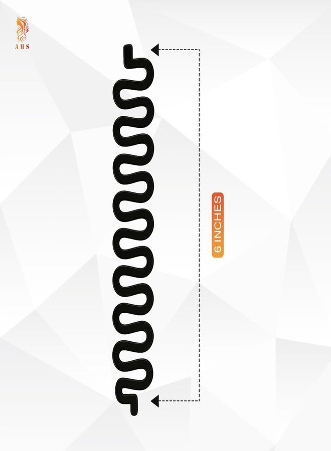 AHS Magic Twist Hair Braid & Bun Maker Tool - Styling Roller Clip for Women, Easy Updo & Bun Maker (Black), Pack of 1 - Image 3