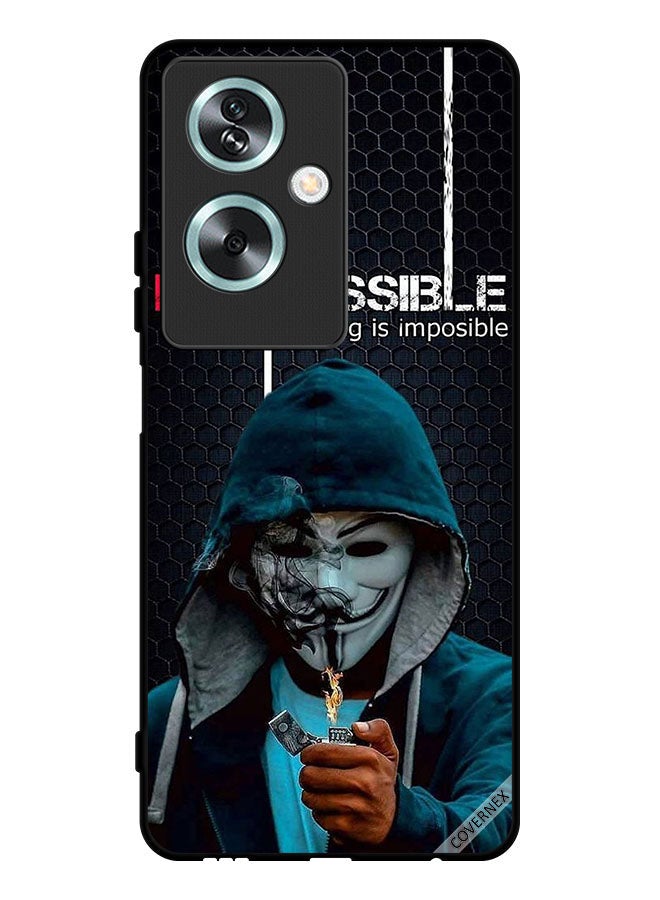 Covernex Protective Case Cover For Oppo A2 I Am Possible Nothing Is Impossible Wallpaper - Image 1
